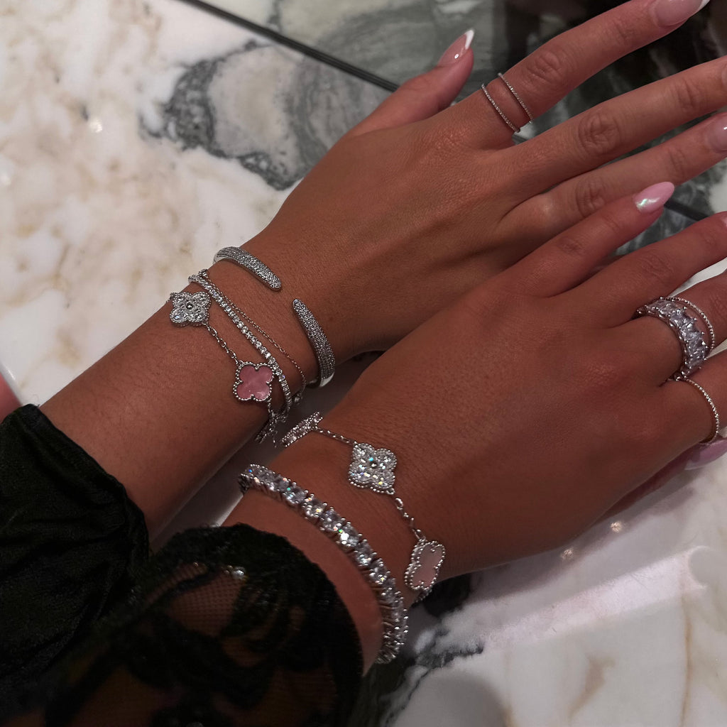 NOVA TENNIS BRACELET - SILVER