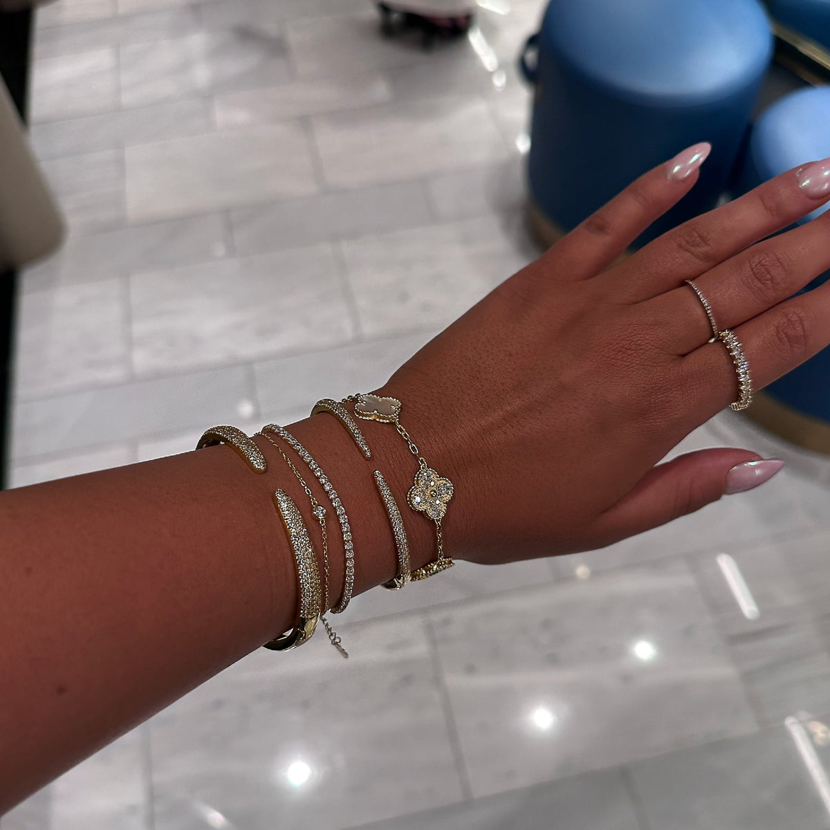 NOVA TENNIS BRACELET - GOLD