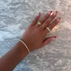 TARA TENNIS BRACELET - GOLD