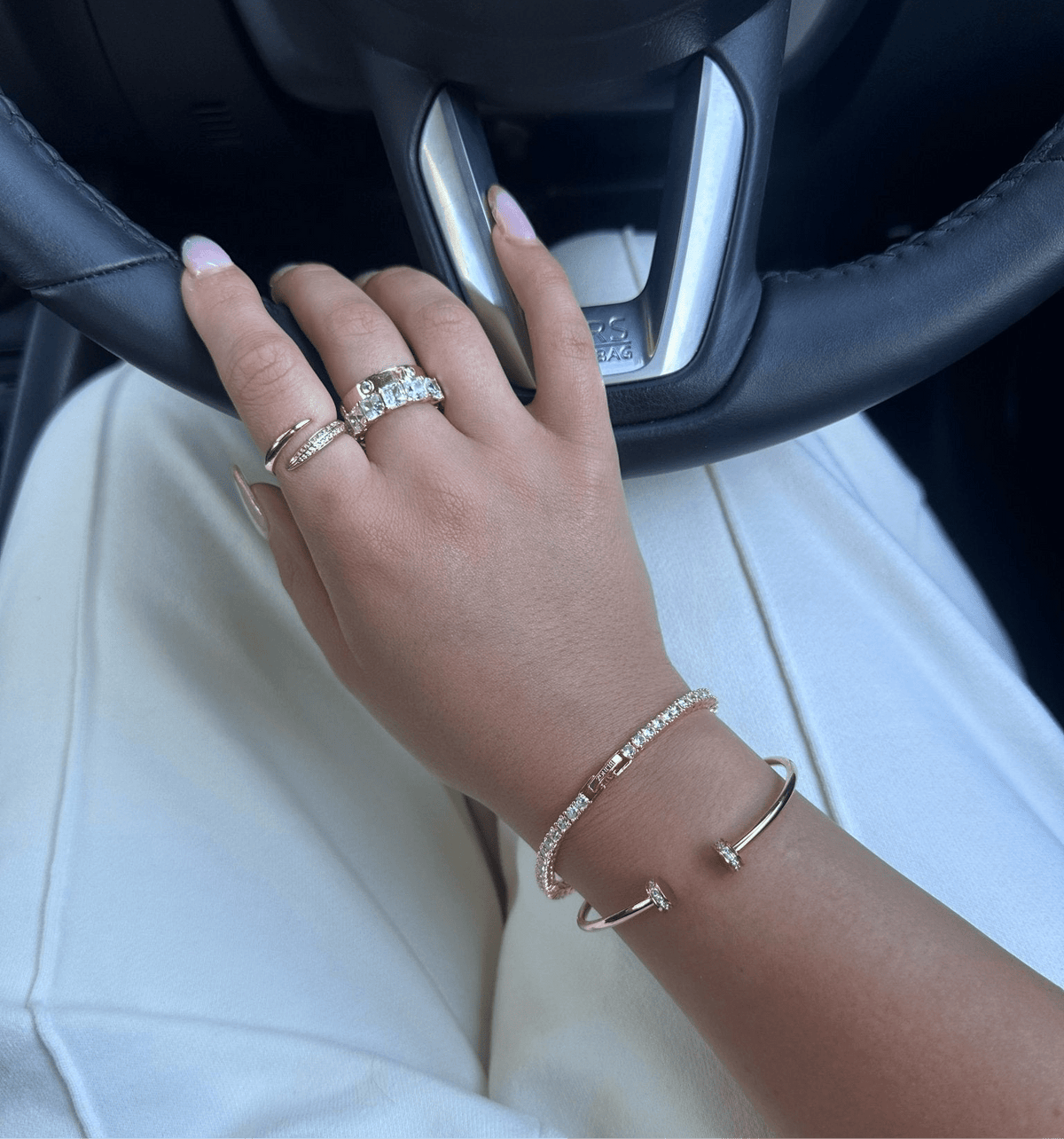 TARA TENNIS BRACELET - GOLD