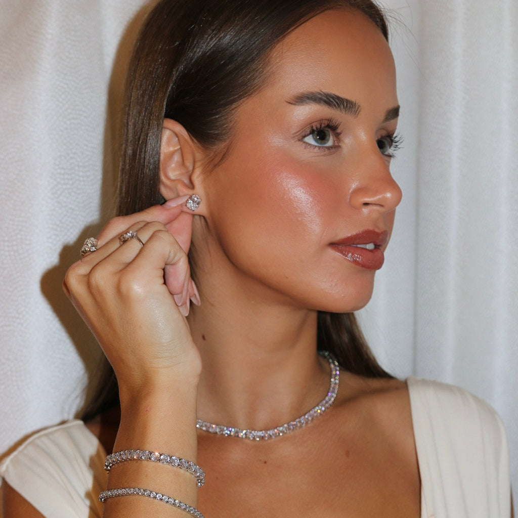SOL STUDS - SILVER