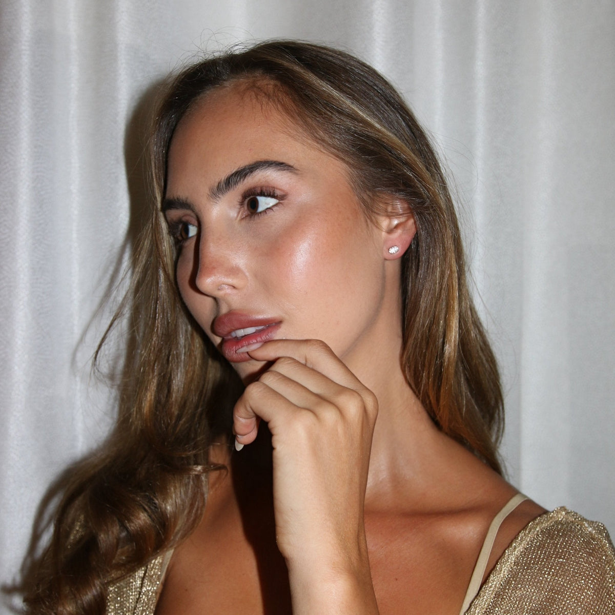SOL MINI STUDS - GOLD