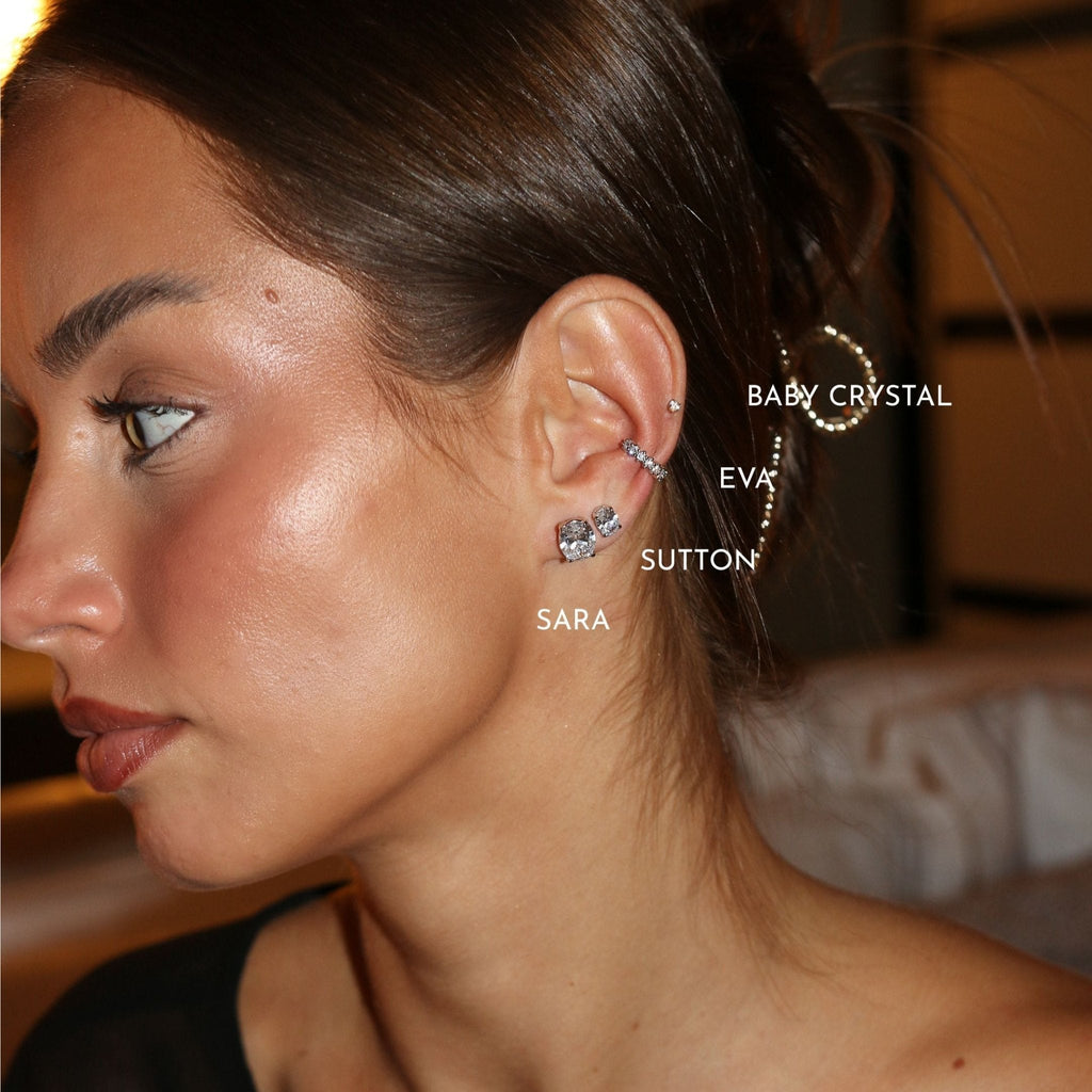 SOL MINI STUDS - SILVER
