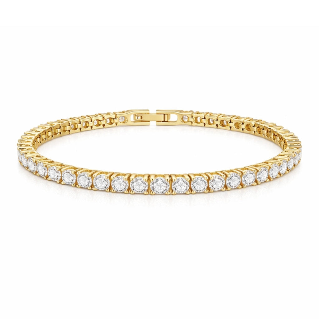 TARA TENNIS BRACELET - GOLD