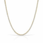 TYRA TENNIS NECKLACE - GOLD - BLINGZ